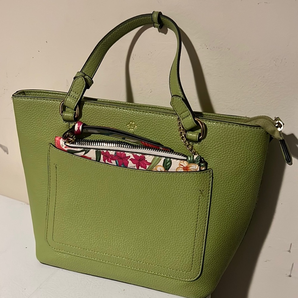 Nanette Lapore purse. Ready for spring!  Green